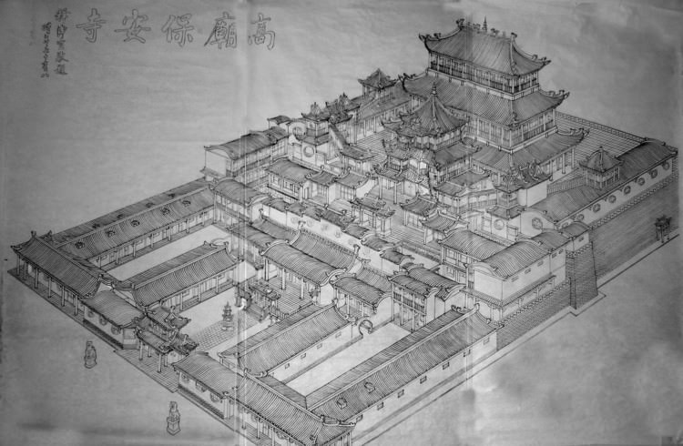 寺廟規(guī)劃設計布局及寺院圖紙規(guī)范分析  第3張