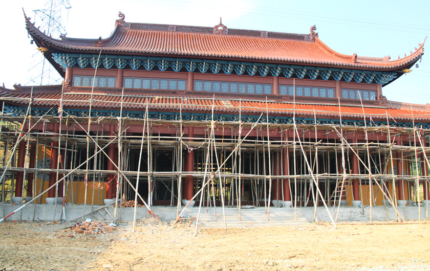 寺廟建筑工程施工—日照禪寺